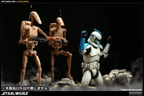 Star Wars 1/6 Scale Figure - Militaries Of Star Wars Infantry Battle Droid (Set Of 2)ㅤ – Sideshow Collectibles – ActionFigure Brasil