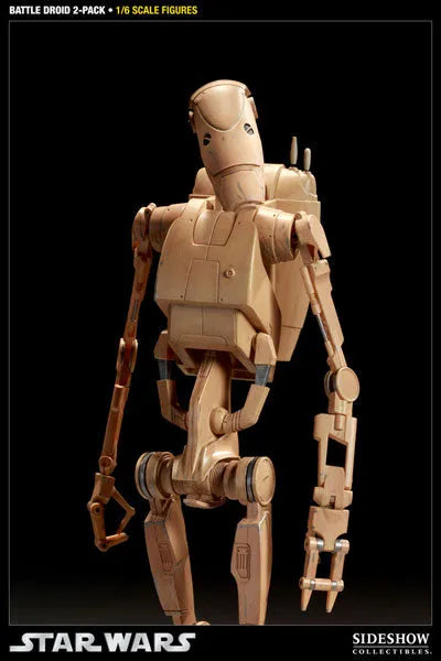 Star Wars 1/6 Scale Figure - Militaries Of Star Wars Infantry Battle Droid (Set Of 2)ㅤ – Sideshow Collectibles – ActionFigure Brasil — embalagem