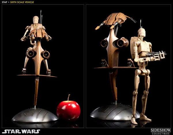 Star Wars 1/6 Scale Figure - Militaries Of Star Wars S.T.A.P. Vehicle (With Battle Droid)ㅤ – Sideshow Collectibles – ActionFigure Brasil