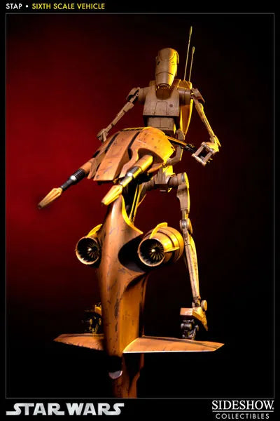 Star Wars 1/6 Scale Figure - Militaries Of Star Wars S.T.A.P. Vehicle (With Battle Droid)ㅤ – Sideshow Collectibles – ActionFigure Brasil