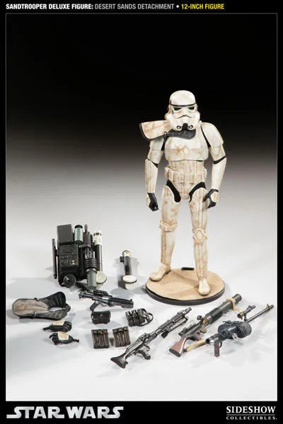 Star Wars 1/6 Scale Figure - Militaries Of Star Wars - Sandtrooperㅤ – Sideshow Collectibles – ActionFigureBrasil — detalhe do produto
