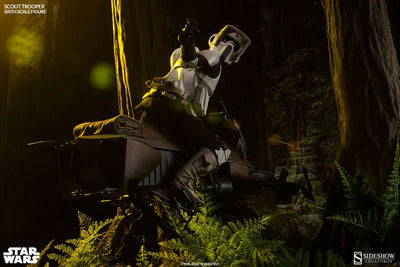 Star Wars 1/6 Scale Figure - Militaries of Star Wars: Scout Trooperㅤ – Sideshow Collectibles – ActionFigureBrasil — com base expositora
