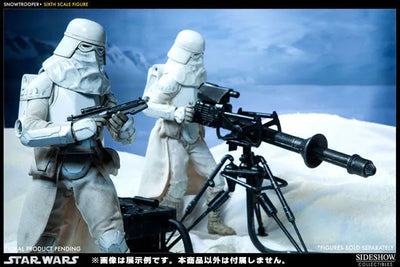 Star Wars 1/6 Scale Figure - Militaries Of Star Wars Snow Trooperㅤ – Sideshow Collectibles – ActionFigureBrasil — com base expositora