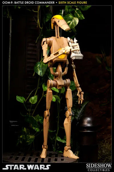 Star Wars 1/6 Scale Fully Posable Figure:Militaries Of Star Wars - OOM-9 Battle Droid Commanderㅤ – Sideshow Collectibles – ActionFigure Brasil