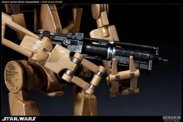 Star Wars 1/6 Scale Fully Posable Figure:Militaries Of Star Wars - OOM-9 Battle Droid Commanderㅤ – Sideshow Collectibles – ActionFigure Brasil