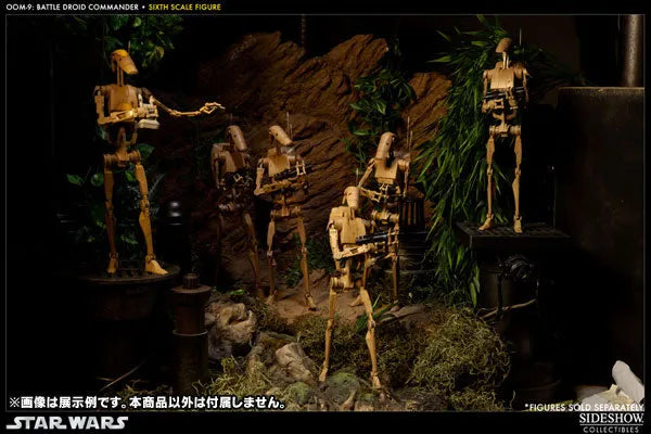 Star Wars 1/6 Scale Fully Posable Figure:Militaries Of Star Wars - OOM-9 Battle Droid Commanderㅤ – Sideshow Collectibles – ActionFigure Brasil