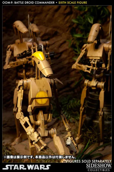 Star Wars 1/6 Scale Fully Posable Figure:Militaries Of Star Wars - OOM-9 Battle Droid Commanderㅤ – Sideshow Collectibles – ActionFigure Brasil