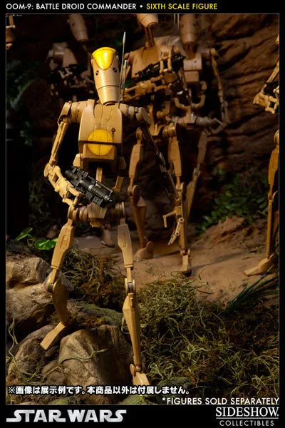 Star Wars 1/6 Scale Fully Posable Figure:Militaries Of Star Wars - OOM-9 Battle Droid Commanderㅤ – Sideshow Collectibles – ActionFigure Brasil
