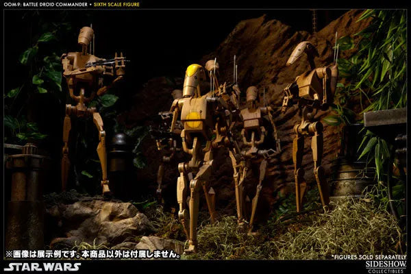 Star Wars 1/6 Scale Fully Posable Figure:Militaries Of Star Wars - OOM-9 Battle Droid Commanderㅤ – Sideshow Collectibles – ActionFigure Brasil