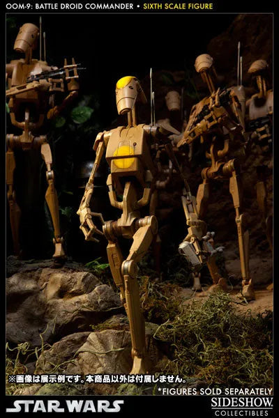Star Wars 1/6 Scale Fully Posable Figure:Militaries Of Star Wars - OOM-9 Battle Droid Commanderㅤ – Sideshow Collectibles – ActionFigure Brasil