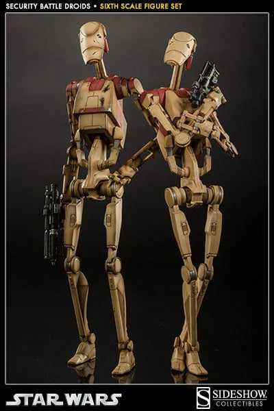 "Star Wars" 1/6 Scale Fully Poseable Figure Militaries Of Star Wars Security Battle Droid (Set Of 2)ㅤ – Sideshow Collectibles – ActionFigure Brasil