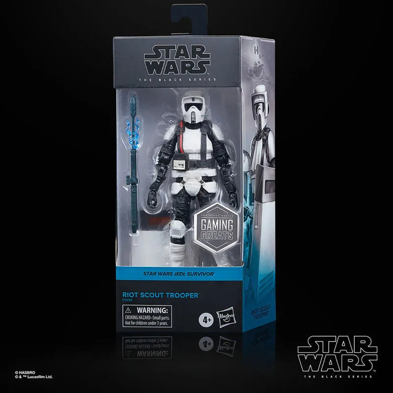 Star Wars BLACK Series 6 Inch Action Figure /Gaming Greats Riot Scout Trooperㅤ – Hasbro – ActionFigureBrasil