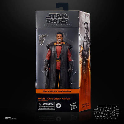 Star Wars - Black Series: 6 Inch Action Figure - Greef Karga [TV / The Mandalorian]ㅤ – Hasbro – ActionFigureBrasil — embalagem