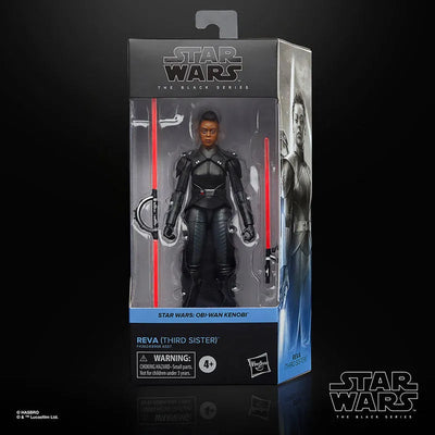Star Wars - Black Series: 6 Inch Action Figure - Reva (Third Sister) [TV / Obi-Wan Kenobi]ㅤ – Hasbro – ActionFigureBrasil — com base expositora