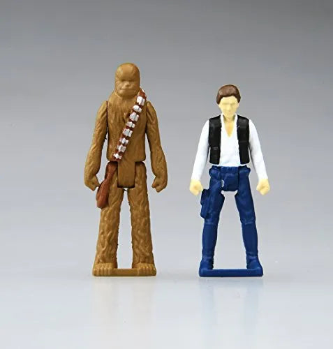 Star Wars - Chewbacca - Han Solo - Star Wars・Powered by Transformers 02 - Millenium Falcon (Takara Tomy)ㅤ – Takara Tomy As Manufacturer – ActionFigure Brasil