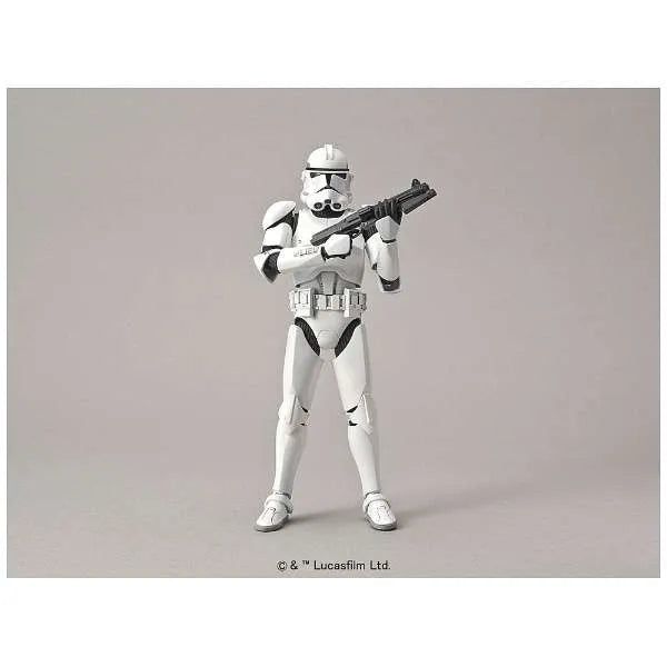 Star Wars - Clone Trooper - Characters & Creatures - Star Wars Plastic Model - 1/12 (Bandai)ㅤ – Bandai – ActionFigure Brasil