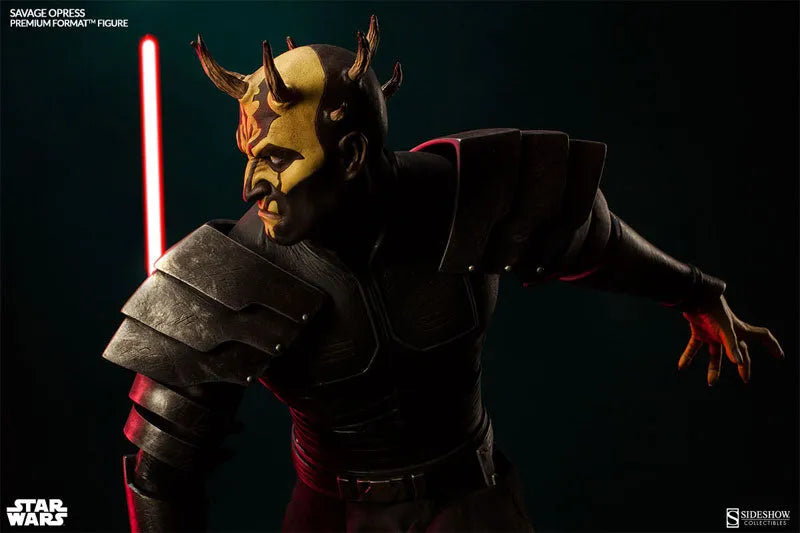 Star Wars Clone Wars 1/4 Scale Premium Figure Savage Oppressㅤ – Sideshow Collectibles – ActionFigure Brasil