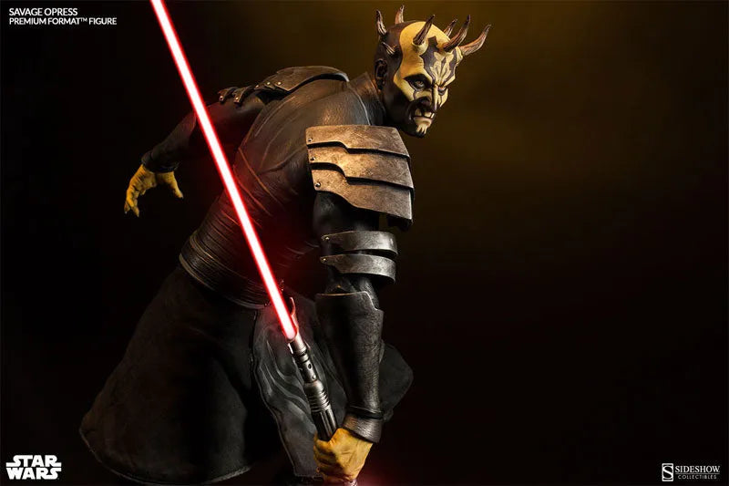 Star Wars Clone Wars 1/4 Scale Premium Figure Savage Oppressㅤ – Sideshow Collectibles – ActionFigure Brasil