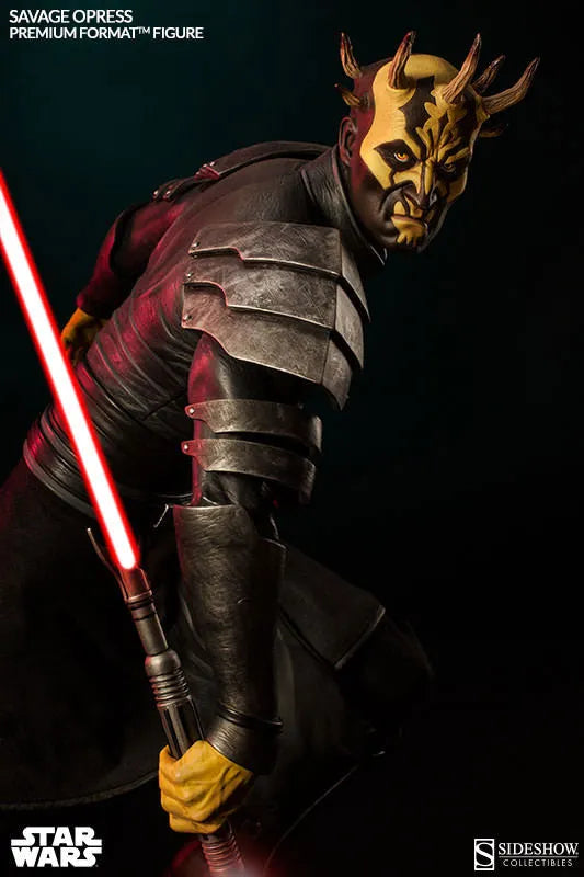 Star Wars Clone Wars 1/4 Scale Premium Figure Savage Oppressㅤ – Sideshow Collectibles – ActionFigure Brasil