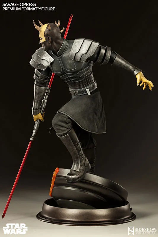 Star Wars Clone Wars 1/4 Scale Premium Figure Savage Oppressㅤ – Sideshow Collectibles – ActionFigure Brasil