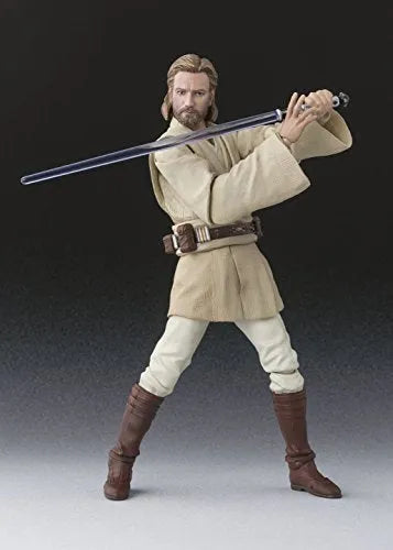 Star Wars: Episode II - Attack of the Clones - Obi-Wan Kenobi - S.H.Figuarts - Attack of the Clones (Bandai)ㅤ – Bandai – ActionFigureBrasil