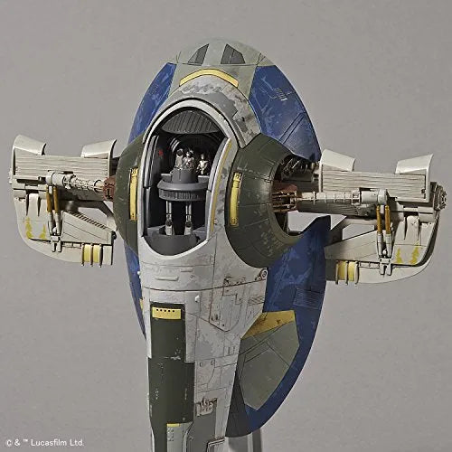 Star Wars: Episode II – Attack of the Clones - Spacecrafts & Vehicles - Star Wars Plastic Model - Jango Fett's Slave I - 1/144 (Bandai)ㅤ – Bandai As Manufacturer – ActionFigure Brasil
