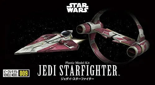 Star Wars: Episode II – Attack of the Clones - Star Wars Plastic Model - Vehicle Model 009 - Jedi Starfighter (Bandai)ㅤ – Bandai – ActionFigureBrasil