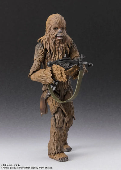 Star Wars: Episode IV – A New Hope - Chewbacca - S.H.Figuarts - Classic Ver. (Bandai Spirits)ㅤ – Bandai Spirits – ActionFigureBrasil — embalagem