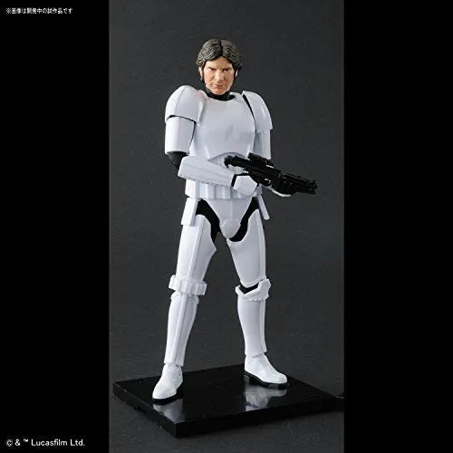 Star Wars: Episode IV – A New Hope - Han Solo - Characters & Creatures - Star Wars Plastic Model - 1/12 - Stormtrooper Ver. (Bandai)ㅤ – Bandai – ActionFigureBrasil