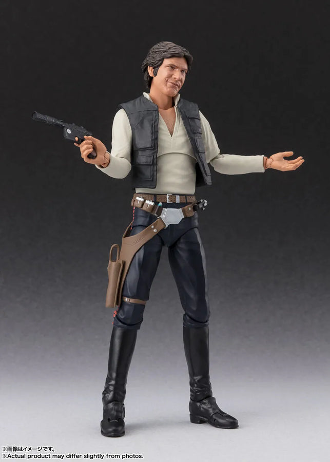 Star Wars: Episode IV – A New Hope - Han Solo - S.H.Figuarts - Classic Ver. (Bandai Spirits)ㅤ – Bandai Spirits – ActionFigureBrasil