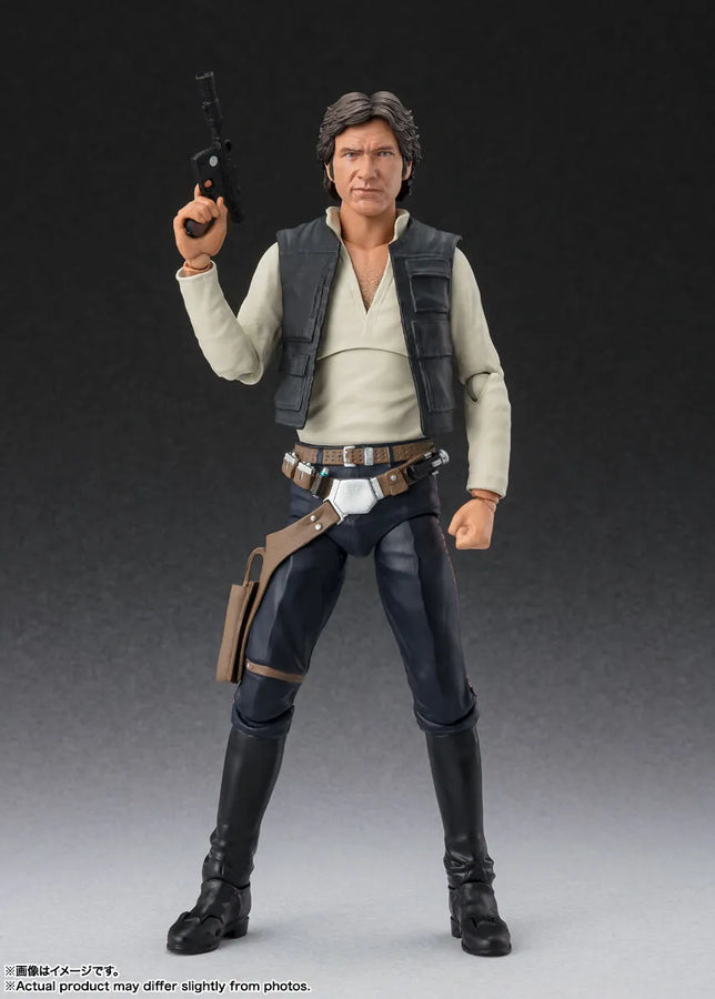 Star Wars: Episode IV – A New Hope - Han Solo - S.H.Figuarts - Classic Ver. (Bandai Spirits)ㅤ – Bandai Spirits – ActionFigureBrasil
