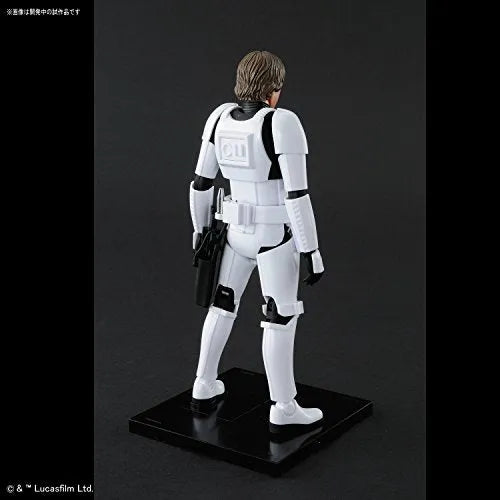 Star Wars: Episode IV – A New Hope - Luke Skywalker - Characters & Creatures - Star Wars Plastic Model - 1/12 - Stormtrooper Ver. (Bandai)ㅤ – Bandai – ActionFigureBrasil