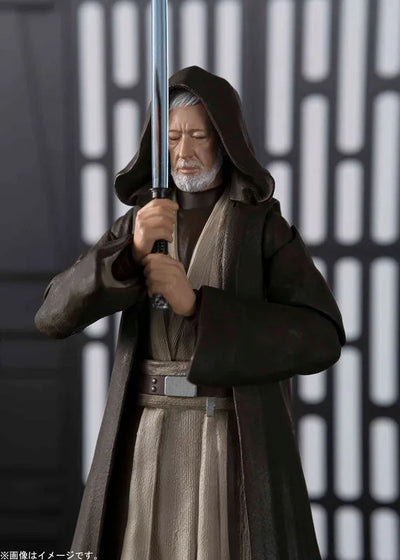 Star Wars: Episode IV – A New Hope - Obi-Wan Kenobi - S.H.Figuarts (Bandai)ㅤ – Bandai – ActionFigureBrasil — com base expositora