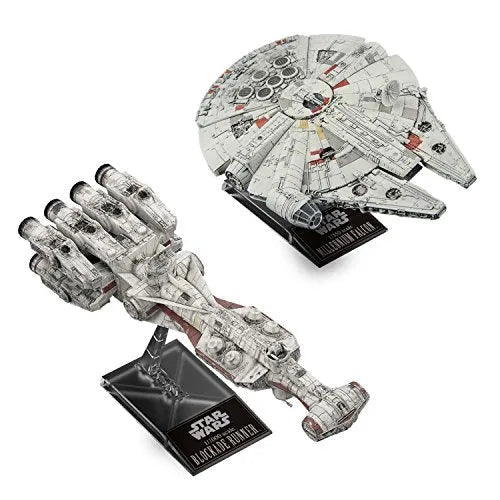 Star Wars: Episode IV – A New Hope - Star Wars Plastic Model - Blockade Runner - 1/1000 (Bandai)ㅤ – Bandai – ActionFigureBrasil