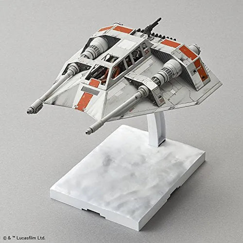 Star Wars: Episode V – The Empire Strikes Back - Spacecrafts & Vehicles - Star Wars Plastic Model - Snowspeeder - 1/48 (Bandai)ㅤ – Bandai – ActionFigureBrasil