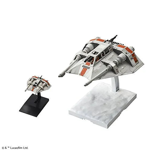 Star Wars: Episode V – The Empire Strikes Back - Spacecrafts & Vehicles - Star Wars Plastic Model - Snowspeeder - 1/48 (Bandai)ㅤ – Bandai – ActionFigureBrasil