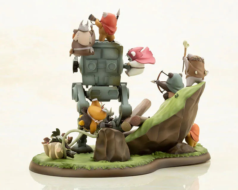 Star Wars: Episode VI – Return of the Jedi - Chief Chirpa - Kneesaa - Leektar - Logray - Paploo - Romba - Teebo - Tokkat - Wicket W. Warrick - Widdle Warrick - ARTFX Artist Series - Battle of Endor - Little Rebels (Kotobukiya)ㅤ – Kotobukiya – ActionFigureBrasil
