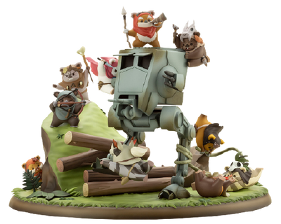 Star Wars: Episode VI – Return of the Jedi - Chief Chirpa - Kneesaa - Leektar - Logray - Paploo - Romba - Teebo - Tokkat - Wicket W. Warrick - Widdle Warrick - ARTFX Artist Series - Battle of Endor - Little Rebels (Kotobukiya)ㅤ – Kotobukiya – ActionFigureBrasil