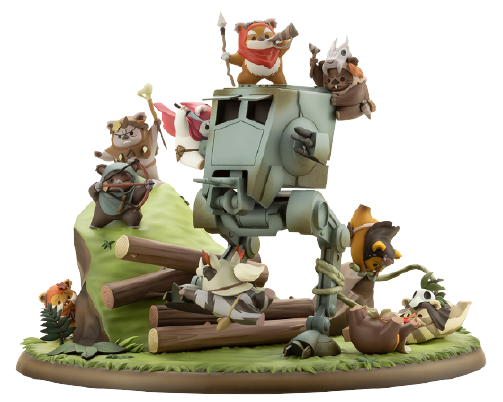 Star Wars: Episode VI – Return of the Jedi - Chief Chirpa - Kneesaa - Leektar - Logray - Paploo - Romba - Teebo - Tokkat - Wicket W. Warrick - Widdle Warrick - ARTFX Artist Series - Battle of Endor - Little Rebels (Kotobukiya)ㅤ – Kotobukiya – ActionFigureBrasil