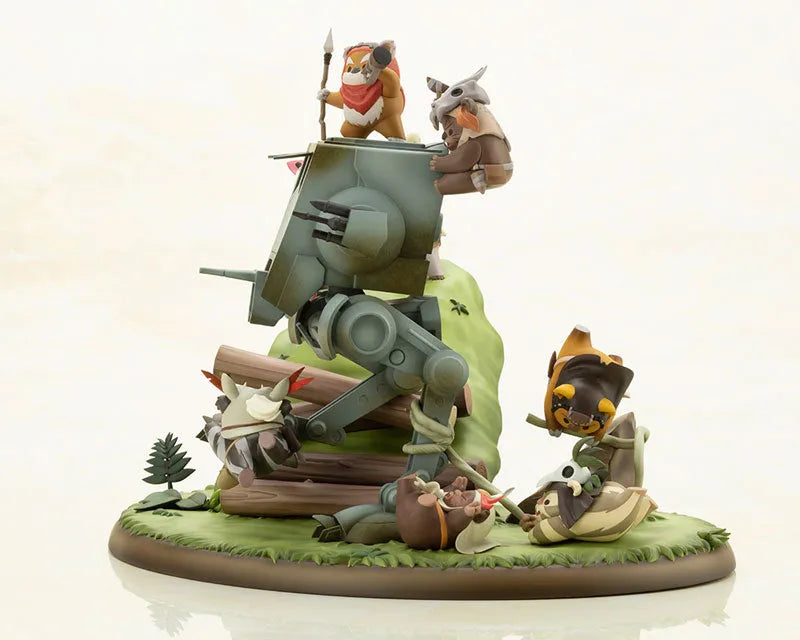 Star Wars: Episode VI – Return of the Jedi - Chief Chirpa - Kneesaa - Leektar - Logray - Paploo - Romba - Teebo - Tokkat - Wicket W. Warrick - Widdle Warrick - ARTFX Artist Series - Battle of Endor - Little Rebels (Kotobukiya)ㅤ – Kotobukiya – ActionFigureBrasil
