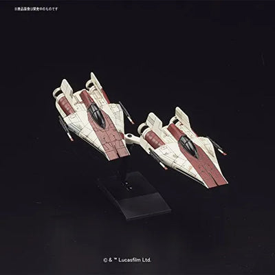 Star Wars: Episode VI – Return of the Jedi - Star Wars Plastic Model - Vehicle Model 010 - A-wing Starfighter (Bandai)ㅤ – Bandai – ActionFigureBrasil — close