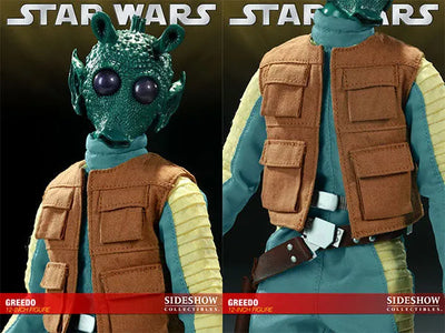 Star Wars - Greedo 12 Inch Figureㅤ – Sideshow Collectibles – ActionFigureBrasil — ângulo diferente