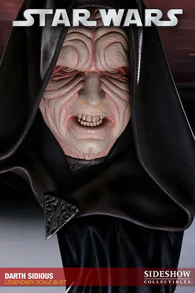 Star Wars - Legendary Scale Bust: Darth Sidiousㅤ – Sideshow Collectibles – ActionFigure Brasil — ambientada