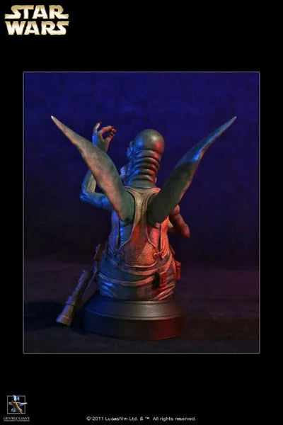 Star Wars - Mini Bust: Wattoㅤ – Gantaku – ActionFigure Brasil — com base expositora