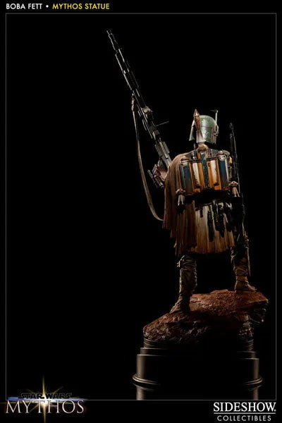 Star Wars Mythos Statue - Boba Fettㅤ – Sideshow Collectibles – ActionFigureBrasil — detalhe do produto