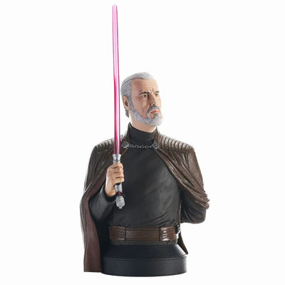 Star Wars Revenge of the Sith / Count Dooku 1/6 Bustㅤ – Diamond Select – ActionFigureBrasil — ângulo diferente