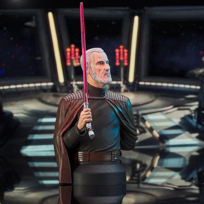 Star Wars Revenge of the Sith / Count Dooku 1/6 Bustㅤ – Diamond Select – ActionFigureBrasil — embalagem