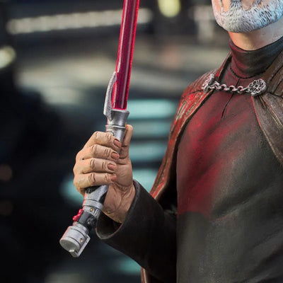 Star Wars Revenge of the Sith / Count Dooku 1/6 Bustㅤ – Diamond Select – ActionFigureBrasil — com base expositora