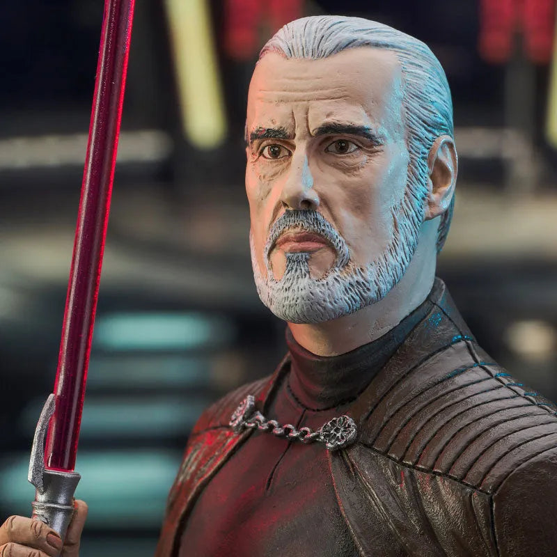 Star Wars Revenge of the Sith / Count Dooku 1/6 Bustㅤ – Diamond Select – ActionFigureBrasil