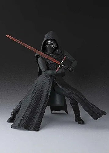 Star Wars - Star Wars: The Force Awakens - Kylo Ren - S.H.Figuarts (Bandai)ㅤ – Bandai – ActionFigure Brasil — com base expositora